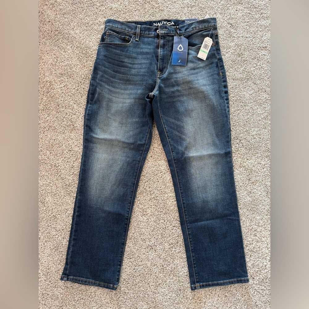 Nautica Dark Blue Straight Jeans